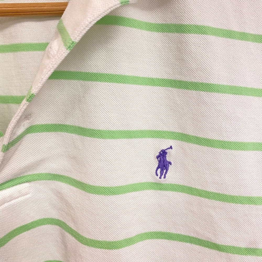 Mens polo medium shirt stripes